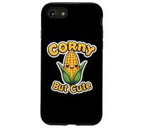 Corny But Cute Funny Girl Corn on The COB Corncob Pun Blague Coque pour iPhone SE (2020) / 7/8