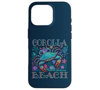 COROLLA BEACH CAROLINE DU NORD COLORÉ BLEU CRAB VACATION Coque pour iPhone 16 Pro