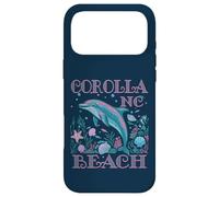 Corolla Beach NC Dolphin Lover Coloré Beach Souvenir Coque pour iPhone 17 Pro Max