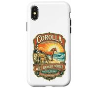 Corolla Wild Banker Horses North Carolina Outer Banks Coque pour iPhone X/XS