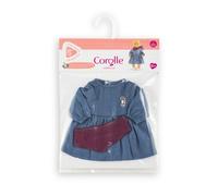 Corolle – Tenue pour poupon – Robe en jean et foulard – Bleu – TU
