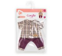 Corolle BB30 CHEMISE À CARREAUX & PANTALON PETIT EXPLORATEUR