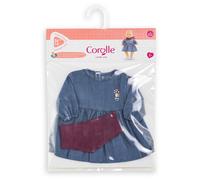 Corolle BB36 ROBE EN JEAN MANCHES LONGUES & FOULARD PETIT EXPLORATEUR