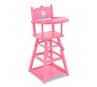 Corolle Chaise haute 2 en 1 pour poupon 36 et 42 cm dès 3 ans Rose