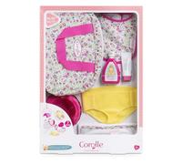 Coffret Accessoires à Langer pour poupon 36 et 42 cm - Corolle - Multicolore - Rose - Enfant