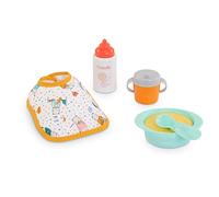 Corolle - Coffret Repas, 5 Accessoires, pour Poupon 30cm, dès 18 Mois, Safran, 9000110760