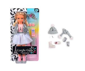 Corolle - Coffret Valentine Fashion Week Paris, poupée Mannequin + Ensemble Hiver, 28cm, dès 4 Ans