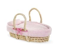 Corolle - Ensemble Couffin Peluche Rose, Accessoire, pour Poupons 36 et 42cm, dès 3 Ans, 9000141850