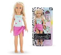 Corolle Girls - Coffret Valentine à la Plage, poupée Mannequin, 5 Accessoires, 28cm, dès 4 Ans, 9000600110