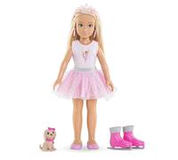 Corolle Girls - Coffret Valentine Ballerine, poupée Mannequin, 28cm, 4 Accessoires, dès 4 Ans, 9000600230