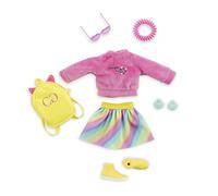 Corolle Girls - Dressing Fluo, 7 Accessoires, pour poupée Mannequin, 28 cm, dès 4 Ans, 9000610100