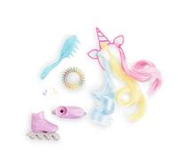 Corolle Girls - Ensemble Coiffure Arc-en-Ciel, 6 Accessoires, pour poupée Mannequin, dès 4 Ans, 9000610060