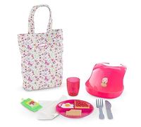Corolle - Grand Coffret Repas, 11 Accessoires, pour Poupon 36 et 42cm, dès 2 Ans, 9000141520