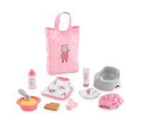 COROLLE - Grands accessoires ensemble pour le lundi de 11 """" """" Baby Dolls 11 pieces comprend un sac fourre-tout de la sucette de la bouteille de