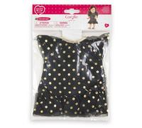 Corolle MC ROBE NOIRE POIS OR