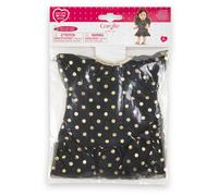 Corolle MC ROBE NOIRE POIS OR