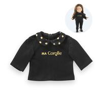 Corolle MC T-SHIRT NOIR & OR MANCHES LONGUES