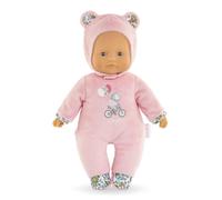 Corolle Doudou Pti' Cœur Ours Rose – 30 cm, petit poupon, senteur vanille, dès 9 mois
