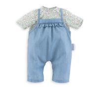 Corolle Vêtements pour poupon Mon Grand Poupon - Blouse et Salopette 36 cm dès 2 ans Mixte Bleu