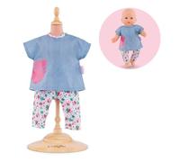 COROLLE - Mon grand poupon Corolle - Ensemble TropiCorolle pour Bébé 36 cm - Bleu - Mixte