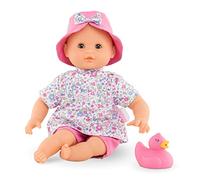 Corolle - Mon Premier Poupon, Bébé Bain Coralie Fleurs de, 30cm, dès 18 Mois, 9000100340