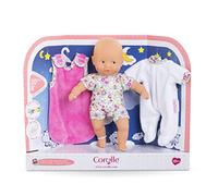 Corolle - Mon Premier Poupon, Mini Calin Bonne Nuit, Jardin en Fleurs, Dès 18 Mois, 9000120260, Rose, 20 cm