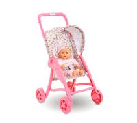 Poussette fleurie Mon premier poupon 30 cm