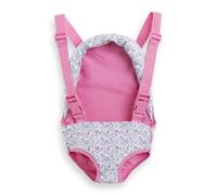 Corolle Porte-bébé Fleuri pour poupons 36/42 cm dès 3 ans Réglable Rose TU