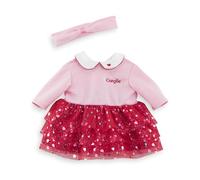 Corolle - Robe et Bandeau Pétales de Cœurs, vêtements, pour Poupon 36cm, dès 2 Ans, 9000141590