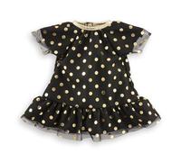 Corolle - Robe Noire Pois Or, Vêtement pour Poupée Ma 36 cm, dès 3 Ans, 9000213100