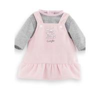Corolle Robe Velour Rose Et Tee-shirt Manches Longues/36cm