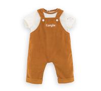 Corolle - Velvet and T-Shirt Overalls with Loire Edges, Clothes for 36 cm Doll,