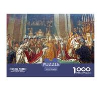 Coronation of Napoleon Puzzle en Bois Imperméable DIY Puzzles De 1000 Pièces pour Adultes Défi Et Casse-tête Jeux Éducatifs
