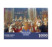 Coronation of Napoleon Puzzle en Bois Imperméable Puzzles De 1000 Pièces pour Adultes Cadeaux Impossible Jeux De Stimulants
