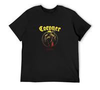 Coroner Punishment for Decadence Men's Black T-Shirt Unisex Tee Shirt 3XL