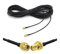 CORONIR Câble d'extension SMA mâle SMA vers SMA femelle, adaptateur de connecteur RF WiFi, câble d'extension pour routeur sans fil, antenne WiFi externe de pont