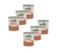 COROOS - Lot 6x Pois chiches - Conserve 800g