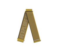 COROS Bracelet en nylon - 20 mm Jaune/or TU