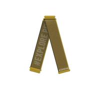 COROS Bracelet en nylon court - 22 mm Jaune/or TU