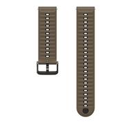 COROS Bracelet en Silicone 24 mm (Marron - long, Silicone)