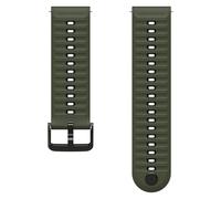 COROS Bracelet en Silicone 24 mm (Vert forêt - long, Silicone)