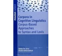 Corpora In Cognitive Linguistics
