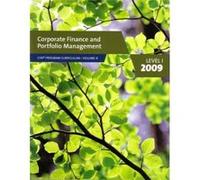 Corporate Finance and Portfolio Management CFA Program Curriculum (2009) Level 1 (Volume 4) Edition: Reprint Cfa (Auteur)