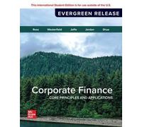 Corporate Finance – Core Principles and Applications – 2026 Release ISE – McGraw-Hill Education