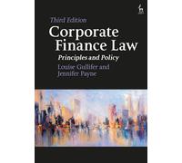 Corporate Finance Law: Principles and Policy