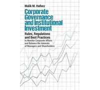 Corporate Governance And Institutional Investment