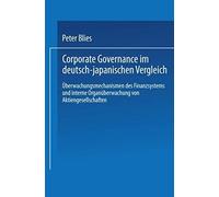 Corporate Governance Im Deutsch-Japanischen Vergleich