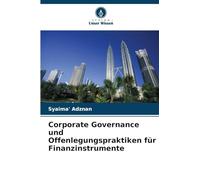 Corporate Governance und Offenlegungspraktiken für Finanzinstrumente