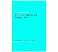 Corporate Reporting And Company Law