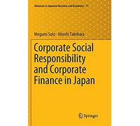 Corporate Social Responsibility And Corporate Finance In Japan